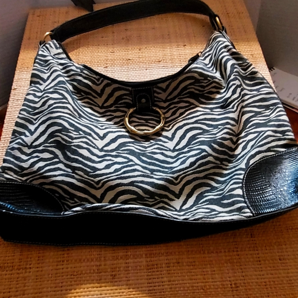 Tommy Hilfiger Zebra Hobo bag